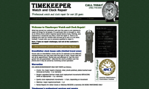 Timekeeperwatchclockrepair.com thumbnail