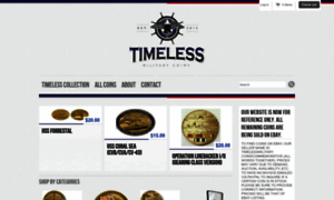 Timelessmilitarycoins.com thumbnail