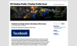 Timelineprofile.wordpress.com thumbnail