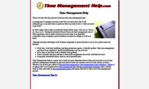 Timemanagementhelp.com thumbnail