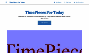 Timepieces-for-today.business.site thumbnail