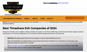 Timeshareexitcompanies.com thumbnail