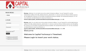 Timesheet.capitaltechnolab.com thumbnail