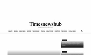 Timesnewshub.com thumbnail