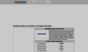 Timetable-results.com.cutercounter.com thumbnail