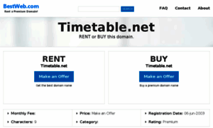 Timetable.net thumbnail