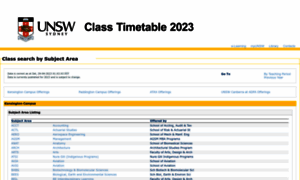 Timetable.unsw.edu.au thumbnail