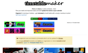 Timetablemaker.com thumbnail
