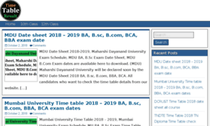 Timetableresult2019.in thumbnail