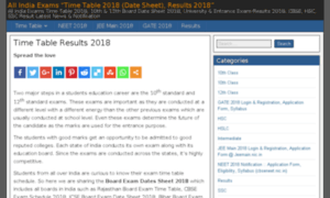 Timetableresults2018.in thumbnail