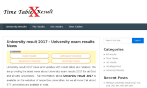 Timetableresultx.in thumbnail