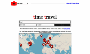 Timetravel.mementoweb.org thumbnail