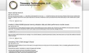 Timewarptechnologies.com thumbnail