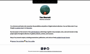 Timsherratt.org thumbnail