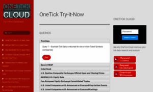 Tin.onetick.com thumbnail