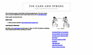 Tincansandstring.net thumbnail