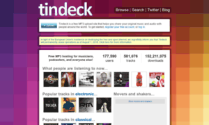 Tindeck.com thumbnail