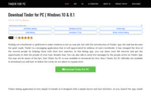 Tinderforpc.pro thumbnail
