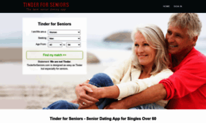 Tinderforseniors.com thumbnail