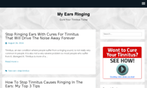 Tinnitus-remedy.my-ears-ringing.com thumbnail