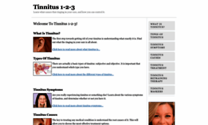 Tinnitus123.com thumbnail