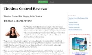 Tinnituscontrolreviewsite.org thumbnail