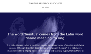 Tinnitusresearchassociates.co.uk thumbnail