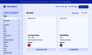 Tiny-helpers.dev thumbnail