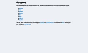 Tinyapps.org thumbnail