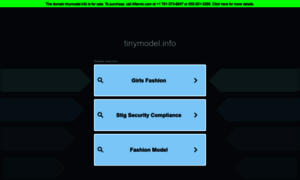 Tinymodel.info thumbnail