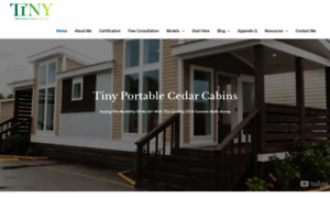 Tinyportablecedarcabins.com thumbnail