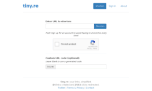Tinyre.com thumbnail