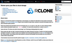 Tip.rclone.org thumbnail