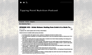 Tippingpointnutrition.libsyn.com thumbnail