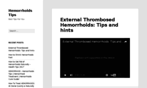 Tips.hemorrhoidsfix.com thumbnail