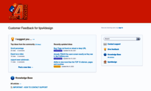 Tips4design.uservoice.com thumbnail