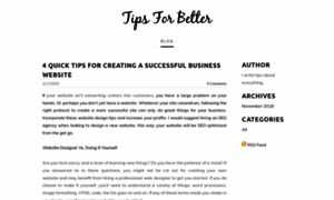 Tipsforbetter.weebly.com thumbnail