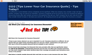 Tipsloweryourcarinsurancequote.blogspot.in thumbnail