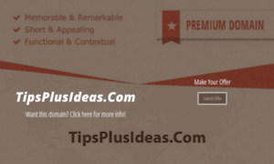 Tipsplusideas.com thumbnail