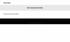 Tipstoearn.com thumbnail