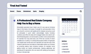Tiredandtested.com thumbnail