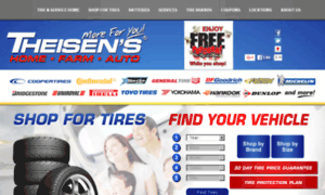 Tires.theisens.com thumbnail