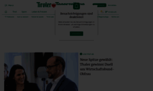 Tirolertageszeitung.at thumbnail