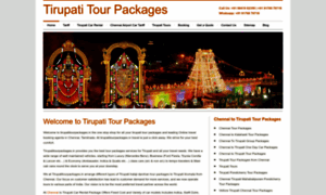 Tirupatitourpackages.in thumbnail