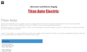 Titanautoelectric.com thumbnail
