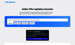 Titlecapitalize.com thumbnail