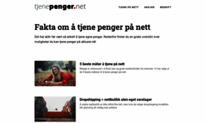 Tjenepenger.net thumbnail