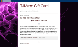 Tjmaxxgiftcard.blogspot.com thumbnail