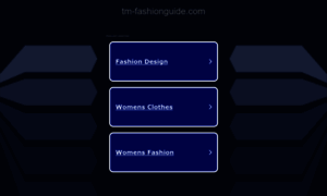 Tm-fashionguide.com thumbnail