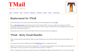 Tmail.rubyforge.org thumbnail